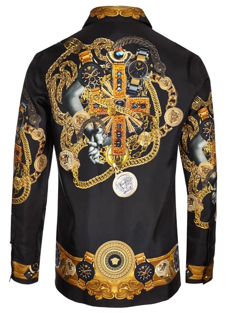 versace silk shirt ebay|Versace silk shirts for cheap.